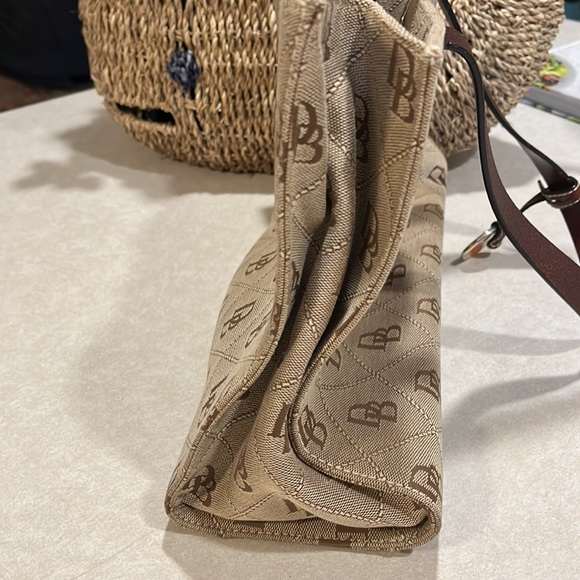 Dooney & Bourke Tan and Brown Tote Bag - Picture 6 of 15